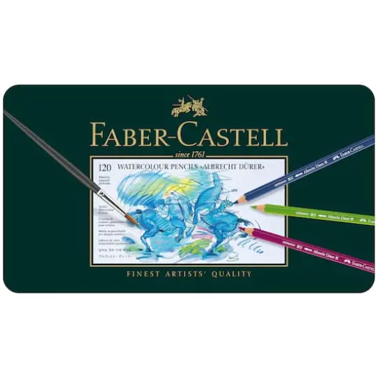 Faber-Castell Albrecht Durer 120 Color Watercolor Pencil Set {1}