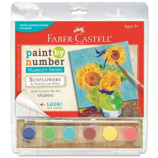 Faber-Castell&reg; Paint By Number Museum Series Kit, Sunflowers {1}