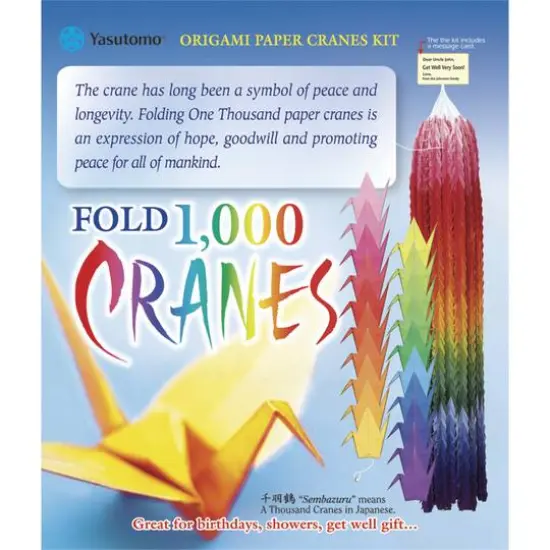 Yasutomo&reg; 1,000 Cranes Origami Kit {1}