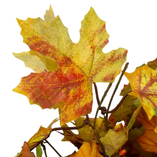 30" Leaves & Berries Thanksgiving Wreath {3}