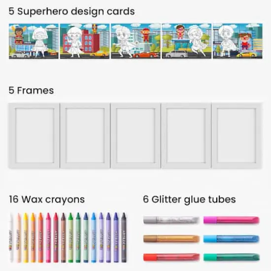 Arteza&reg; Kids Superheroes Jigsaw Puzzle Set, 32 pcs {4}