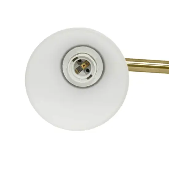 Lalia Home Essentix 3 Light Clear Shade Vanity Antique Brass {6}