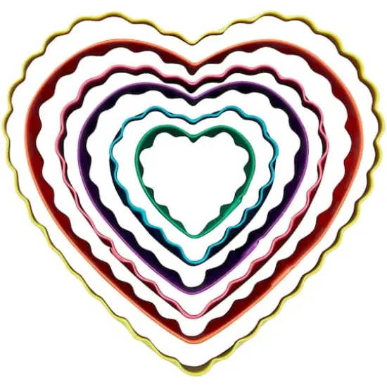 Wilton&reg; Heart-Shaped Fondant Cut-Out Set {3}