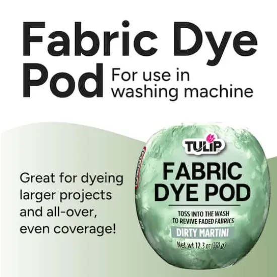 Tulip&reg; Fabric Dye Pod Dirty Martini {3}