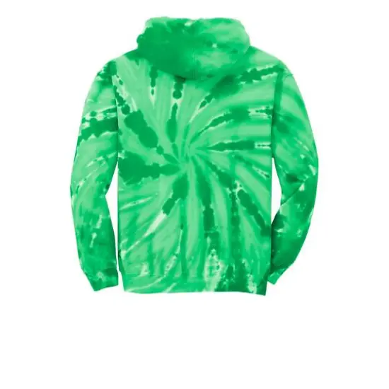 Port & Company&reg; Tie-Dye Pullover Hooded Adult Sweatshirt Kelly {5}