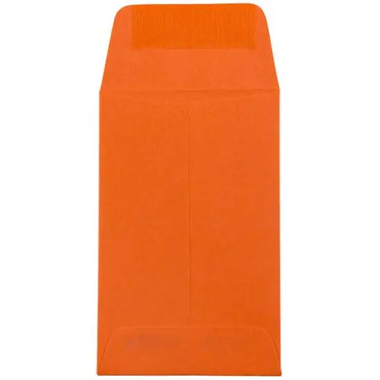 JAM Paper 2.25" x 3.5" Coin Envelopes, 50ct. Orange {4}