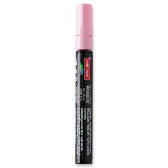 Chisel Tip Multi-Surface Premium Paint Pen by Craft Smart&reg; Pink {6}