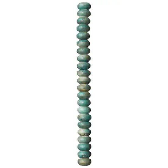 Aqua Ceramic Rondelle Beads, 14mm by Bead Landing&trade; {4}