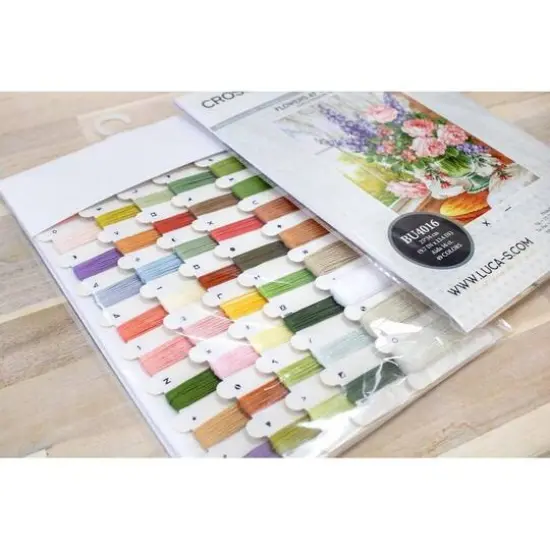 Luca-s Flowers At The Window Counted Cross Stitch Kit {8}