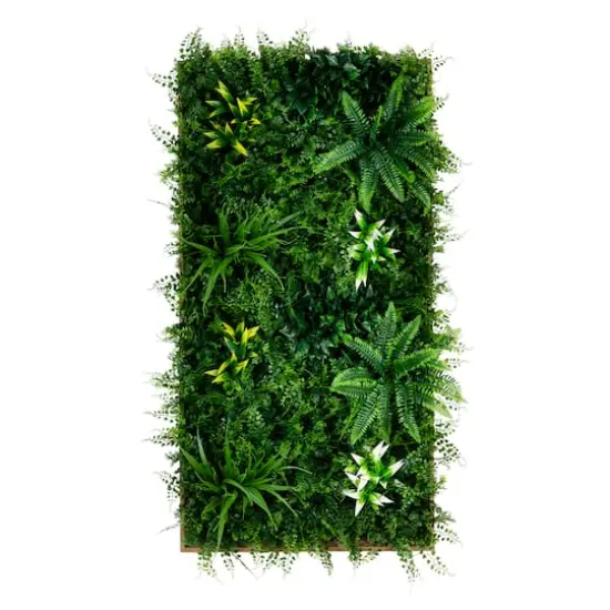 20" x 40" Framed Costa Rican Forest Artificial Living Wall Art Panel {1}