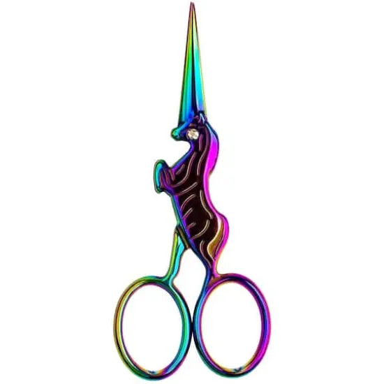 SINGER&reg; 4" Spectrum Forged Unicorn Embroidery Scissors {3}