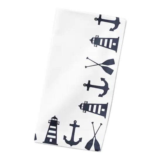 Nautical Border 10" x 10" Poly Twill Napkin {3}
