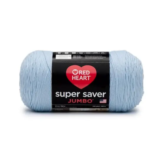 Red Heart&reg; Super Saver&reg; Solid Jumbo Yarn, 14oz. Light Blue {1}