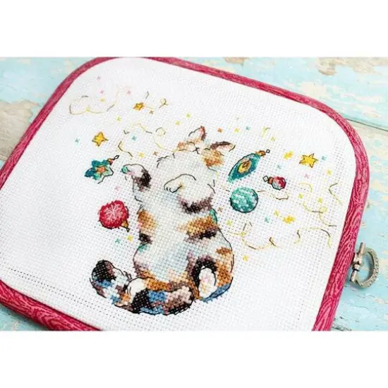 LetiStitch Cat's Happiness Counted Cross Stitch Kit {6}