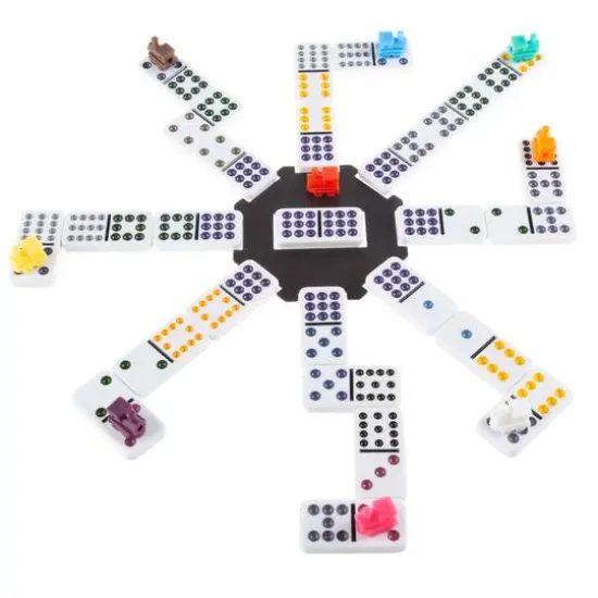 Toy Time Mexican Dominos Train Style Set {1}