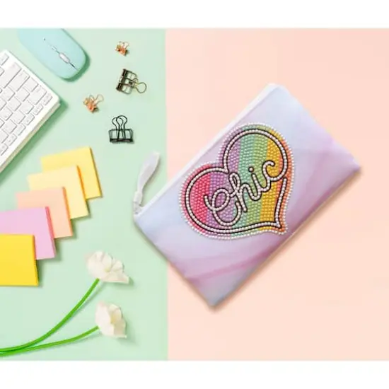 Diamond Dotz&reg; Beginner Chic Zipper Pouch Diamond Painting Kit {4}