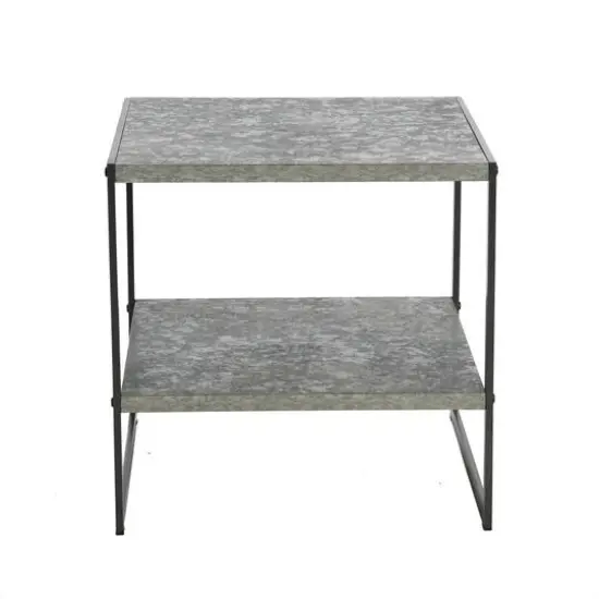 Household Essentials 20" Jamestown End Table Gray {6}