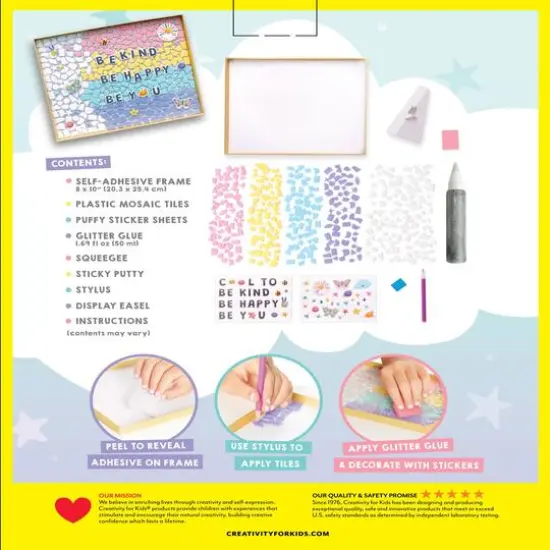 Creativity for Kids&reg; Rainbow Mosaic {9}