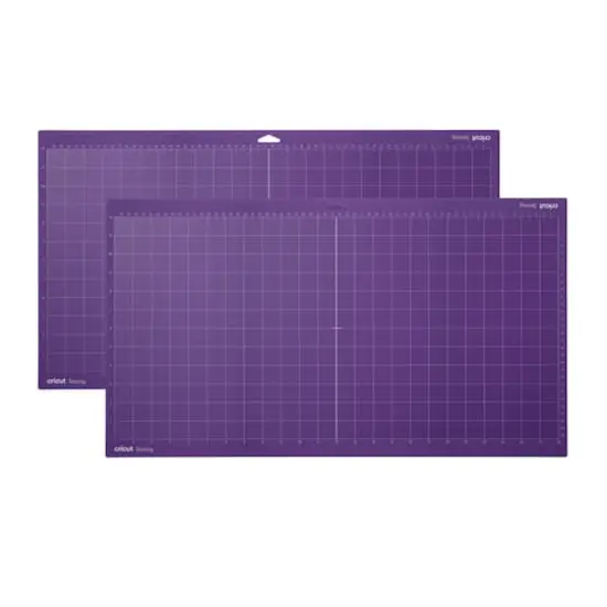 Cricut&reg; 2-Pack Strong Grip Performance Machine Mats, 24" x 12" Purple {1}