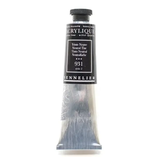 Sennelier Extra Fine Artists' Acrylic Paint, 60mL 931 Neutral Tint {1}