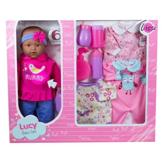 Lissi Dolls 15" African American Baby Doll Set {3}