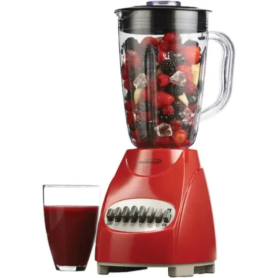 Brentwood Red 12-Speed Blender {13}