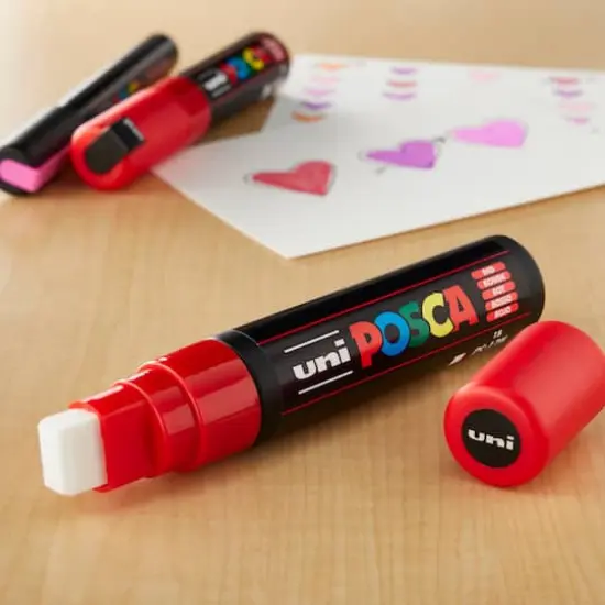 Uni Posca PC-17K Extra Broad Paint Marker Red {3}