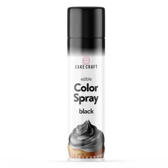 Cake Craft Food Color Spray Black {1}