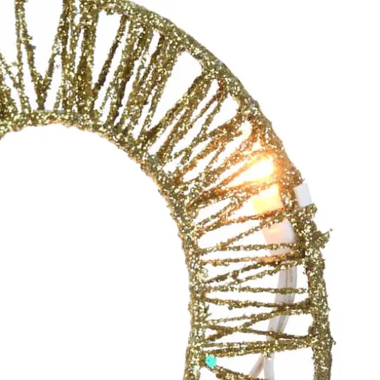 60" Crystal Standing Reindeer Decoration, Clear Mini Incandescent Lights {4}