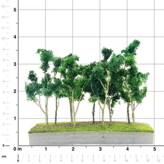 JTT Scenery Products Mini Green Woods Edge Trees {5}