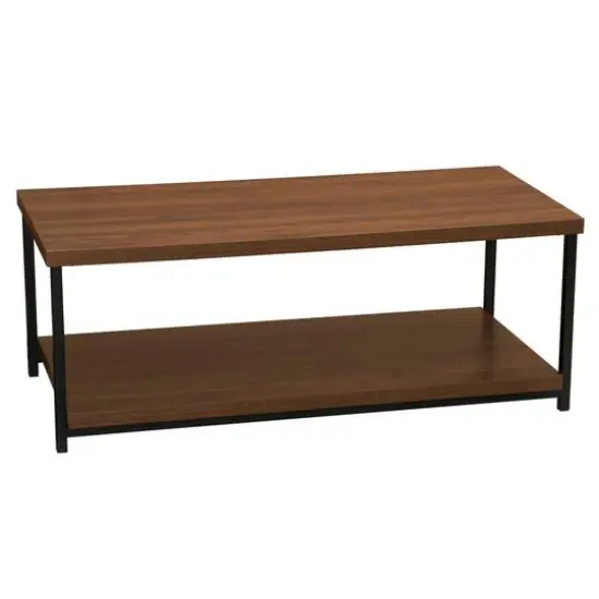 Household Essentials 39" Jamestown Coffee Table Midcentury Walnut {1}