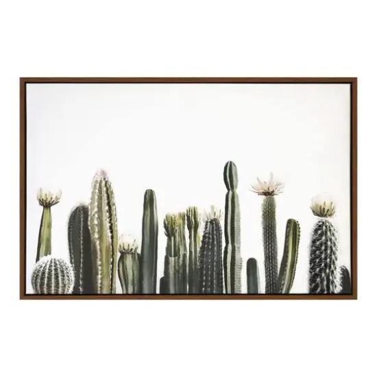 24" Cacti on White Background Wall Canvas by Ashland&reg; {1}