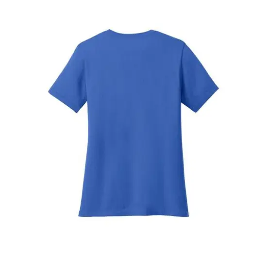Port & Company&reg; Colors Core Cotton Ladies T-Shirt Royal {5}