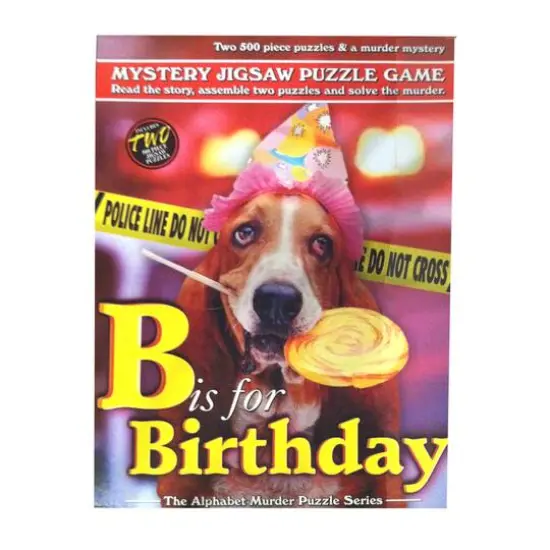 B is for Birthday Murder Mystery Jigsaw Puzzle: 1000 Pcs {3}