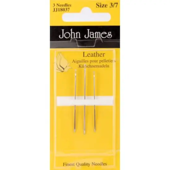 Colonial Needle John James Leather Hand Needles, 3/7, 3ct. {1}