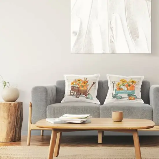 Stupell Industries Rustic Harvest Wagons Decorative Printed Throw Pillow {1}