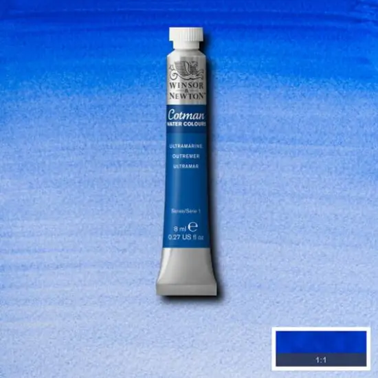 Winsor & Newton&reg; Cotman&reg; Watercolor, 8mL Ultramarine {1}