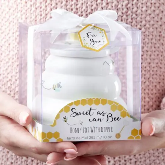 Kate Aspen&reg; Sweet As Can Bee Ceramic Honey Pot {6}