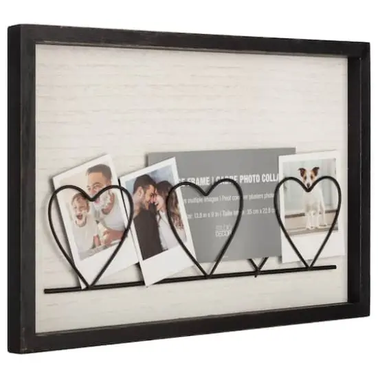 5 Opening Black Wire Heart Collage Frame by Studio D&eacute;cor&reg; {6}