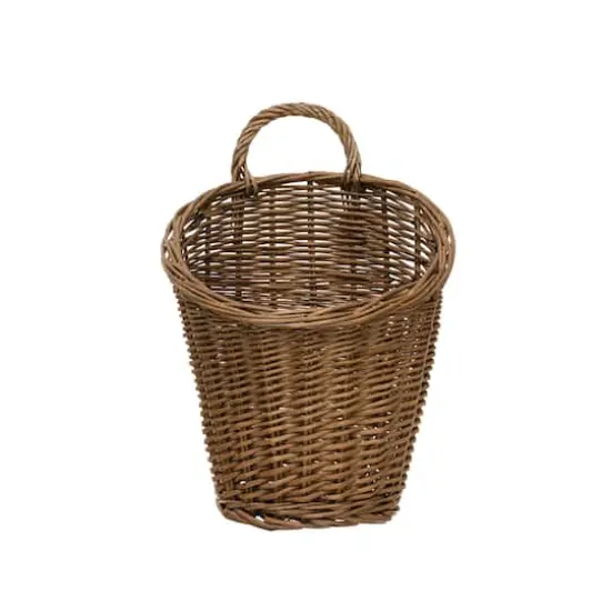 Hello Honey&reg; 15" Rattan Wall Basket with Handle {8}