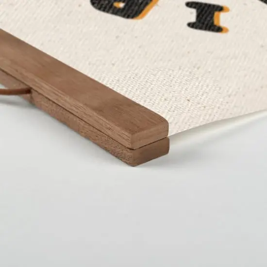 Retro Witch Teak Hanging Canvas Wall Art {3}