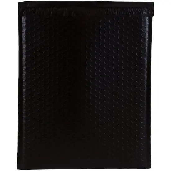 JAM Paper 9" x 12" Black Matte Bubble Padded Mailers with Self Adhesive Closure, 12ct. {3}