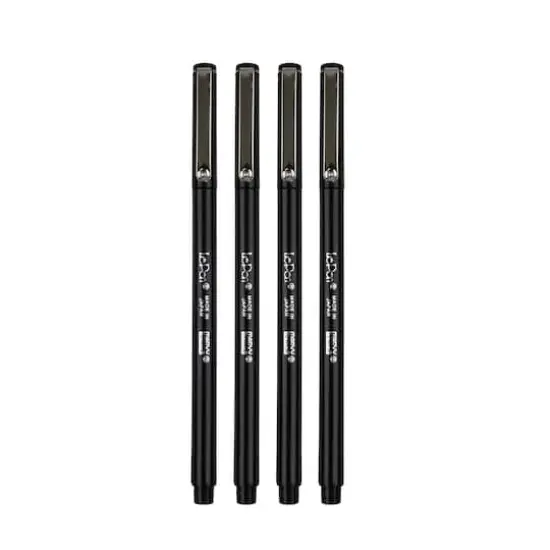 Marvy&reg; Uchida LePen&reg; Extra Fine Black Pens, 4ct. {1}