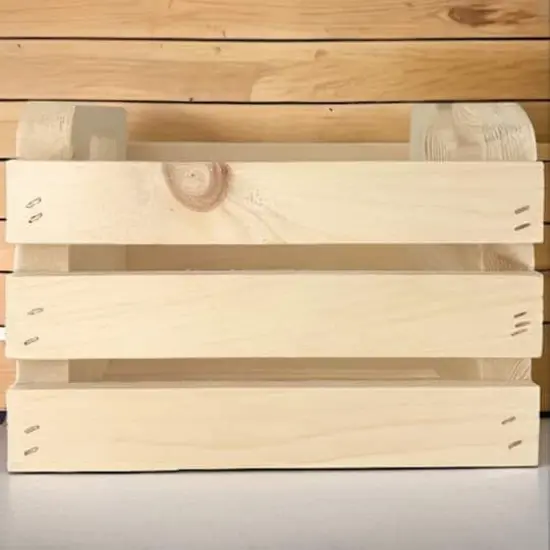 Wilson&reg; Enterprises 8" x 7" x 5.5" Pine Handle Crates, 2ct. {4}