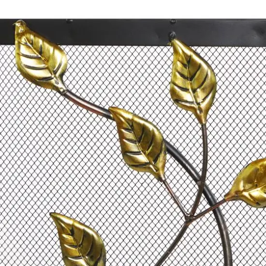 Metal Farmhouse Fireplace Screen {7}