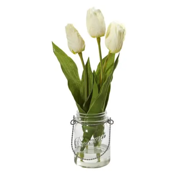 Tulip Artificial Arrangement in Jar (set of 2) {3}