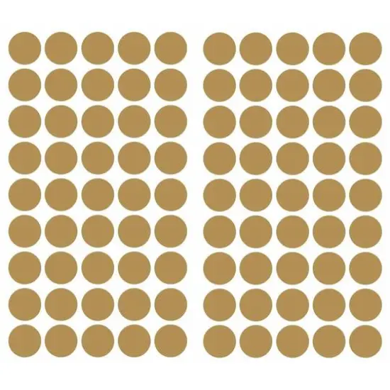 RoomMates Gold Confetti Dots Peel & Stick Wall Decals {1}