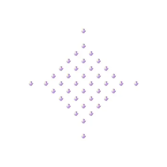 John Bead PRECIOSA 4mm Czech Crystal Bicone Beads, 40ct. Violet AB {4}