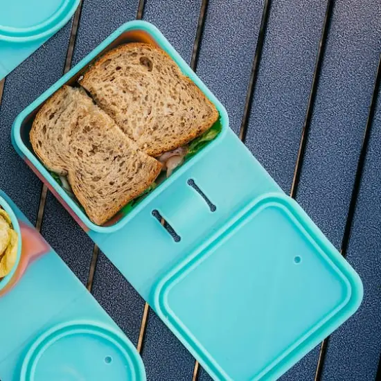 Silipint&reg; Sandwich Size Silicone Go Go Bowls, 2ct. Deep Pool {6}