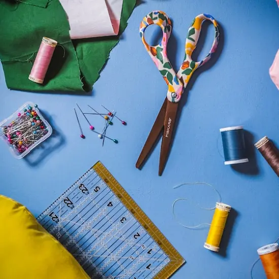 Created with Fiskars&reg; 8" Playful Posies Scissors {6}